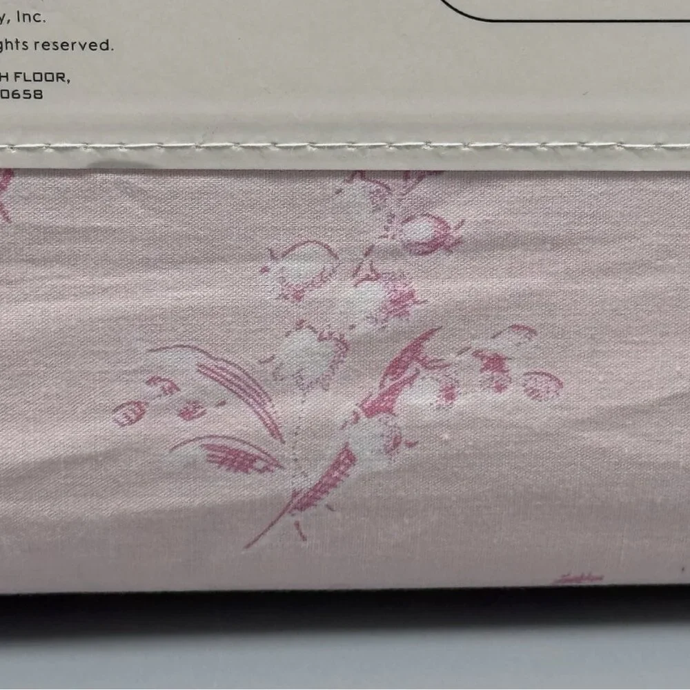 NEW 4pc Laura Ashley Pink Floral KING Sheet Set VICTORIAN BOUQUET Cottage Chic